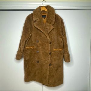 Banana republic Sherpa officer Coat M